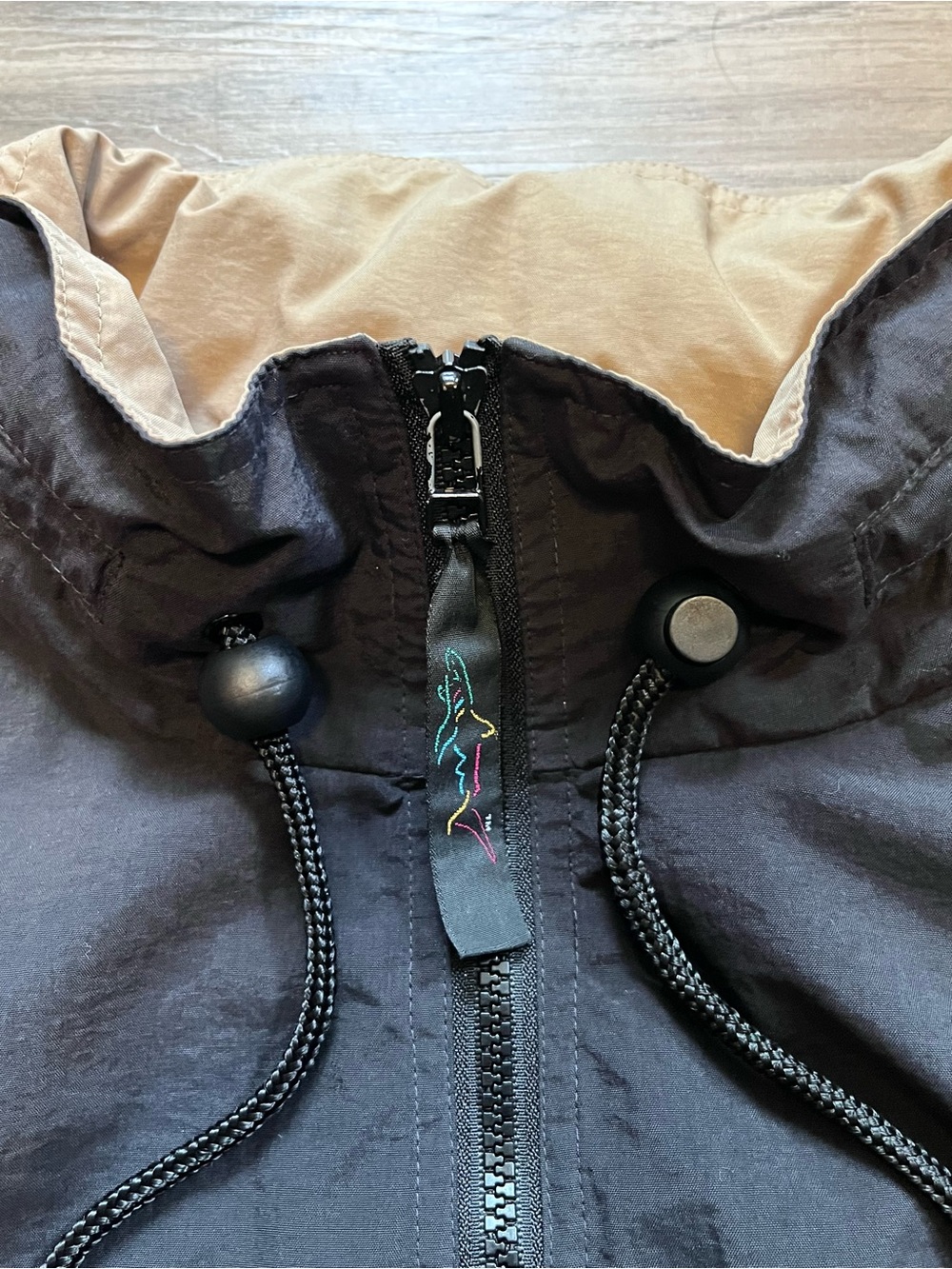 VTG GREG NORMAN Collection Hooded Windbreaker Full Zip Jacket Men’s Size Medium - Picture 5 of 11